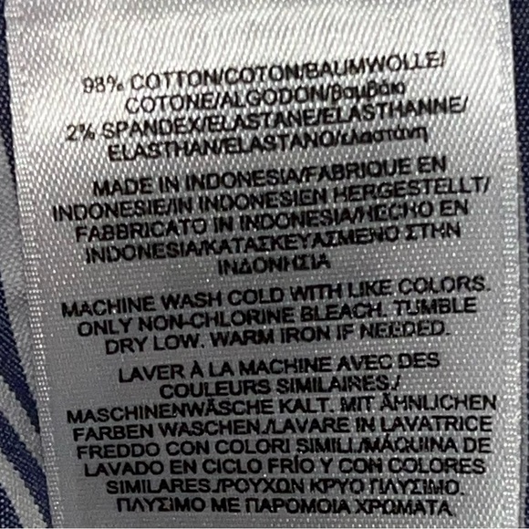 Brooks Brothers Blue and White Striped Shorts Size 6 - Picture 12 of 13